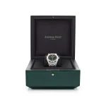 Audemars Piguet Royal Oak 15202PT.OO.1240PT.01 'Jumbo' Extra-Thin Platinum Green Dial - Image 6