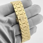 Audemars Piguet Royal Oak 15407BA.OO.1220BA.01 Double Balance Wheel Yellow Gold Openworked Dial - Image 19