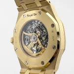 Audemars Piguet Royal Oak 15407BA.OO.1220BA.01 Double Balance Wheel Yellow Gold Openworked Dial - Image 17