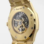 Audemars Piguet Royal Oak 15407BA.OO.1220BA.01 Double Balance Wheel Yellow Gold Openworked Dial - Image 16