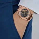 Audemars Piguet Royal Oak 15407OR.OO.1220OR.01 Double Balance Wheel Openworked Rose Gold (2022) - Image 3