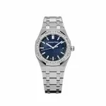 Audemars Piguet Royal Oak 15551BC.ZZ.1356BC.01 Diamond Bezel White Gold Smoked Blue Dial (2024) - Image 2