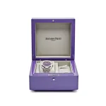 Audemars Piguet Royal Oak 15551BC.ZZ.1356BC.02 White Gold Purple Dial Diamond Bezel Special Edition (2023) - Image 16