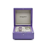 Audemars Piguet Royal Oak 15551BC.ZZ.1356BC.02 White Gold Purple Dial Diamond Bezel Special Edition (2023) - Image 15