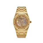 Audemars Piguet Royal Oak 16204BA.OO.1240BA.01 Jumbo Extra-Thin Yellow Gold Openworked