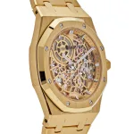 Audemars Piguet Royal Oak 16204BA.OO.1240BA.01 Jumbo Extra-Thin Yellow Gold Openworked - Image 5