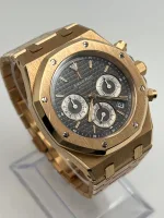 Audemars Piguet Royal Oak 26022OR.OO.D098CR.02 Chronograph Rose Gold Grey Dial - Image 5