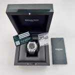 Audemars Piguet Royal Oak 26240ST.OO.1320ST.04 Selfwinding Chronograph ’50th Anniversary’ Stainless Steel Khaki Green Dial (2022) - Image 22