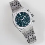 Audemars Piguet Royal Oak 26240ST.OO.1320ST.04 Selfwinding Chronograph ’50th Anniversary’ Stainless Steel Khaki Green Dial (2022) - Image 5