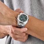 Audemars Piguet Royal Oak 26240ST.OO.1320ST.04 Selfwinding Chronograph ’50th Anniversary’ Stainless Steel Khaki Green Dial (2022) - Image 3