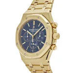 Audemars Piguet Royal Oak 26320BA.OO.1220BA.02 Chronograph Yellow Gold Blue Dial (2016) - Image 5