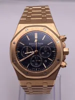 Audemars Piguet Royal Oak 26320OR.OO.1220OR.01 Chronograph Rose Gold Black Dial - Image 2