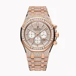 Audemars Piguet Royal Oak 26322OR.ZZ.1222OR.01 Chronograph Rose Gold Pave Diamond