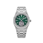 Audemars Piguet Royal Oak 26534TI.OO.1220TI.01 Selfwinding Flying Tourbillon Green Dial Limited Edition