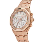 Audemars Piguet Royal Oak 26715OR.ZZ.1356OR.01 Selfwinding Chronograph Rose Gold Diamond Bezel - Image 9