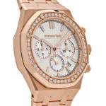 Audemars Piguet Royal Oak 26715OR.ZZ.1356OR.01 Selfwinding Chronograph Rose Gold Diamond Bezel - Image 6