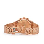 Audemars Piguet Royal Oak 26715OR.ZZ.1356OR.01 Selfwinding Chronograph Rose Gold Diamond Bezel - Image 11