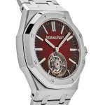 Audemars Piguet Royal Oak 26730ST.OO.1320ST.05 Selfwinding Flying Tourbillon Red Burgundy Stainless Steel - Image 3