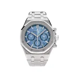 Audemars Piguet Royal Oak 26317BC.OO.1256BC.01 Selfwinding Chronograph White Gold Light Blue Dial Limited Edition