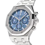 Audemars Piguet Royal Oak 26317BC.OO.1256BC.01 Selfwinding Chronograph White Gold Light Blue Dial Limited Edition - Image 4