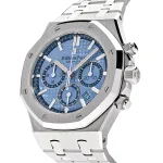 Audemars Piguet Royal Oak 26317BC.OO.1256BC.01 Selfwinding Chronograph White Gold Light Blue Dial Limited Edition - Image 3