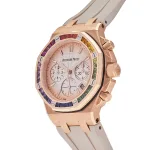 Audemars Piguet Royal Oak Offshore 26236OR.YY.D085CA.01 Selfwinding Chronograph Rainbow Bezel - Image 3