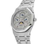 Audemars Piguet Royal Oak Perpetual Calendar 25820ST.OO.0944ST.01 Stainless Steel Smooth Grey Dial - Image 4
