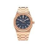 Audemars Piguet Royal Oak Selfwinding Rose Gold Blue Dial 15400OR.OO.1220OR.03