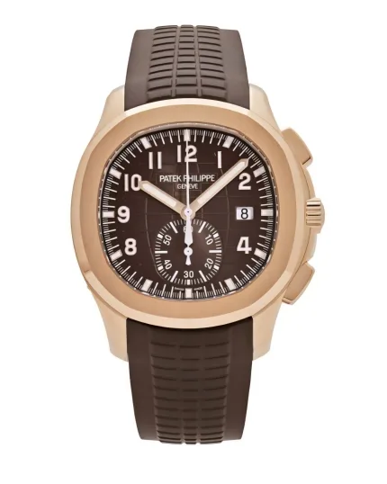 Patek Philippe Aquanaut 5164R-001 Travel Time Brown Dial Rose Gold (2024)