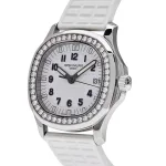 Patek Philippe Aquanaut 5067A-011 Quartz Steel White Dial - Image 3