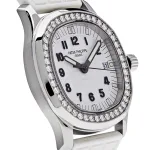 Patek Philippe Aquanaut 5067A-011 Quartz Steel White Dial - Image 5