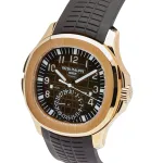 Patek Philippe Aquanaut 5164R-001 ‘Travel Time Tiffany & Co.’ Rose Gold Brown Dial (2022) - Image 5