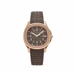 Patek Philippe Aquanaut 5268/200R-010 Rose Gold Taupe Brown Dial Diamond Bezel - Image 2
