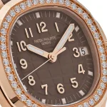 Patek Philippe Aquanaut 5268/200R-010 Rose Gold Taupe Brown Dial Diamond Bezel - Image 8