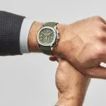 Patek Philippe Aquanaut 5968G-010 Chronograph White Gold Khaki Green Dial (2025) - Image 4
