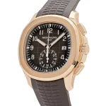 Patek Philippe Aquanaut 5968R-001 Chronograph Rose Gold Brown Dial - Image 9