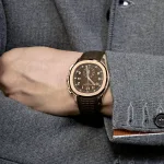 Patek Philippe Aquanaut 5968R-001 Chronograph Rose Gold Brown Dial - Image 14