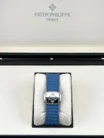 Patek Philippe Aquanaut Luce 5067A-022 ‘Ladies’ Stainless Steel Blue Dial Diamond Bezel - Image 9