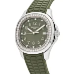 Patek Philippe Aquanaut Luce 5267/200A-011 ‘Ladies’ Stainless Steel Green Dial Diamond Bezel - Image 5