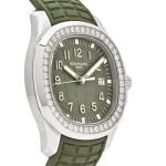 Patek Philippe Aquanaut Luce 5267/200A-011 ‘Ladies’ Stainless Steel Green Dial Diamond Bezel - Image 10