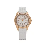 Patek Philippe Aquanaut Luce 5268/200R-001 Rose Gold Diamond Bezel White Dial (2022) - Image 2