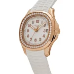 Patek Philippe Aquanaut Luce 5268/200R-001 Rose Gold Diamond Bezel White Dial (2022) - Image 6