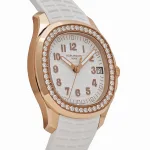 Patek Philippe Aquanaut Luce 5268/200R-001 Rose Gold Diamond Bezel White Dial (2022) - Image 7