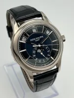 Patek Philippe Complications 5205G-013 Annual Calendar White Gold Blue Dial - Image 6