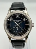 Patek Philippe Complications 5205G-013 Annual Calendar White Gold Blue Dial - Image 5