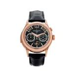 Patek Philippe Grand Complications 5208R-001 Minute Repeater Perpetual Calendar Rose Gold Black Dial