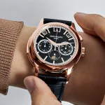Patek Philippe Grand Complications 5208R-001 Minute Repeater Perpetual Calendar Rose Gold Black Dial - Image 4