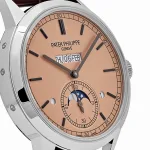 Patek Philippe Grand Complications 5236P-010 In-Line Perpetual Calendar Platinum Salmon Dial(2024) - Image 9