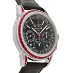 Patek Philippe Grand Complications 5271/12P-001 Perpetual Calendar Platinum Black Dial Ruby Bezel - Image 8