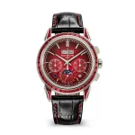 Patek Philippe Grand Complications 5271/12P-010 Perpetual Calendar Chronograph Platinum Baguette Rubies
